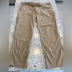 Carhartt Pants Mens 44x30 Brown Carpenter Pockets B324 DKH Cotton
